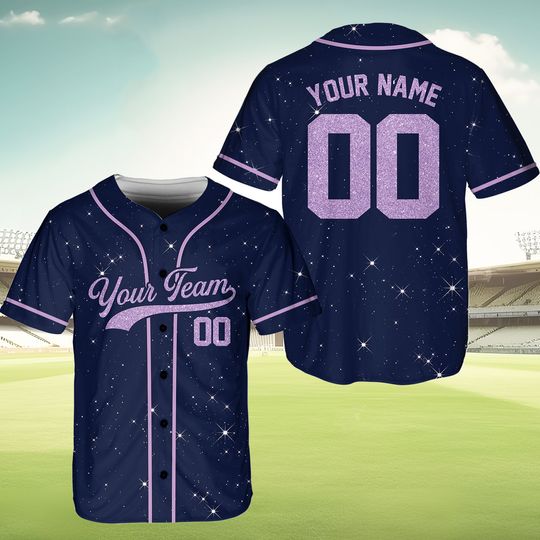 Discover Custom Team Name Number Baseball Jersey, Personalized