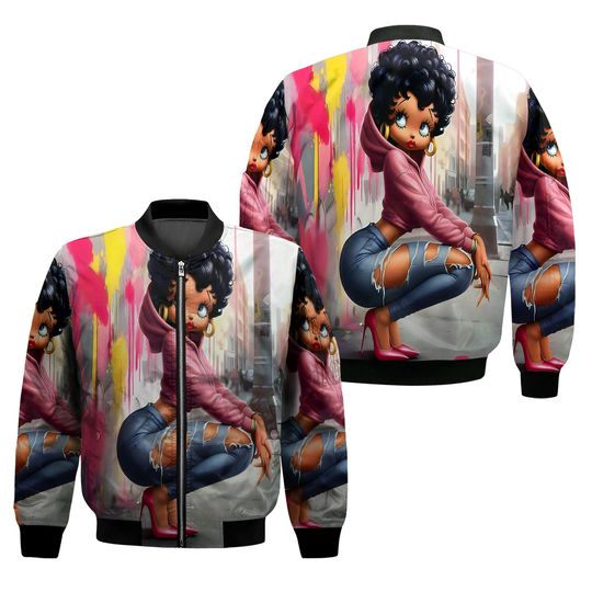 Discover Vintage Betty Boop Women's Bomber Jackets