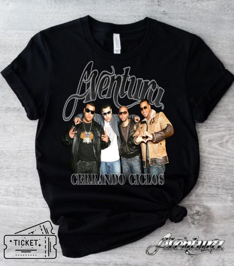 Discover 2024 Aventura Tour Shirt, Cerrando Ciclos T-shirt, Romeo Santos Shirt