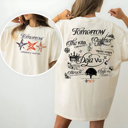 Discover TomorrowxTogether Tomorrow Tracklist Shirt