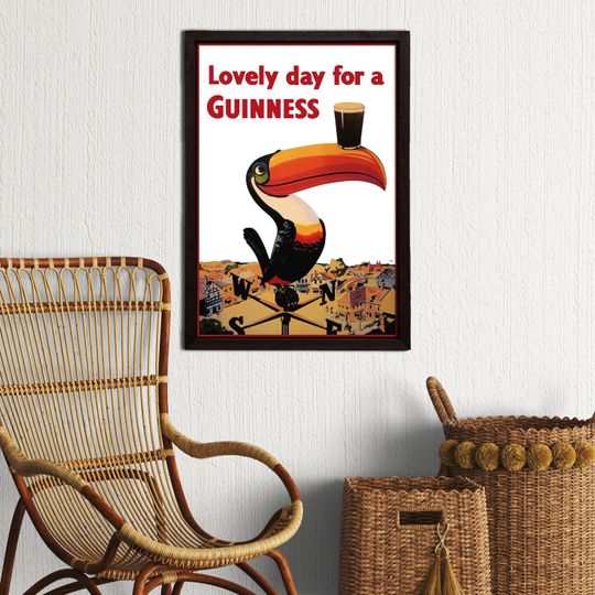 Discover Framed Guinness Beer Poster, Guinness Toucan Poster