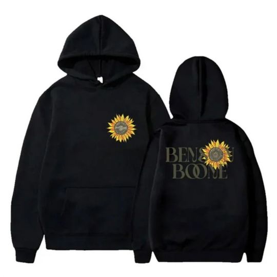 Discover Benson Boone Sunflower Hoodies Fireworks and Rollerblades World Tour Merch