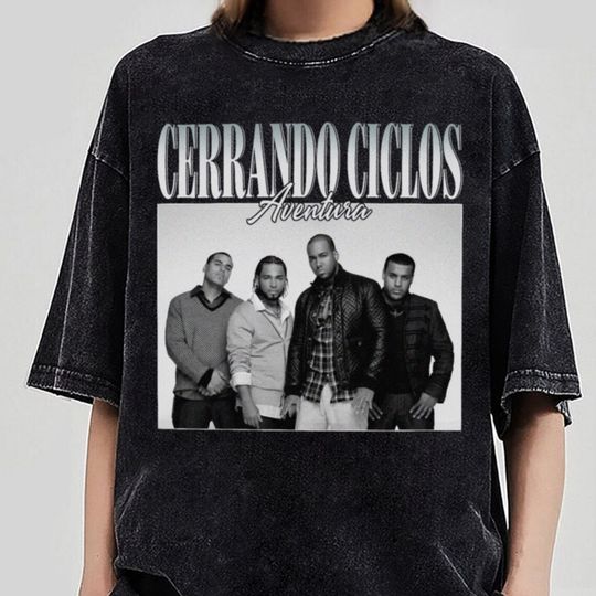 Discover 2024 Aventura Tour Concert Bachata Cerrando Ciclos Graphic T-Shirt