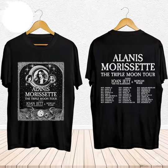 Discover Alanis Morissette The Triple Moon Tour 2024 Shirt, Alanis Morissette Fan Shirt