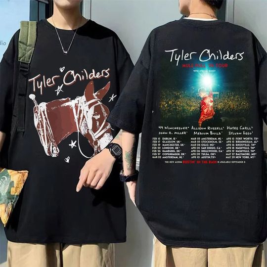 Discover Tyler Childers 2024 Mule Pull Tour Shirt, Tyler Childers Concert 2024 Shirt
