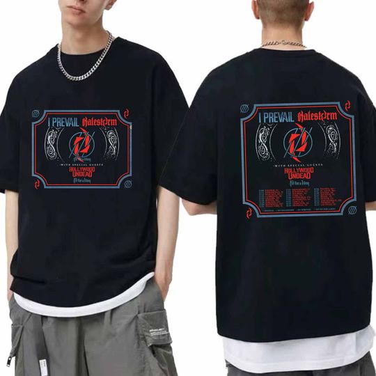 Discover Halestorm and I Prevail 2024 Tour Shirt, Halestorm Band Fan Shirt, I Prevail Tour Shirt