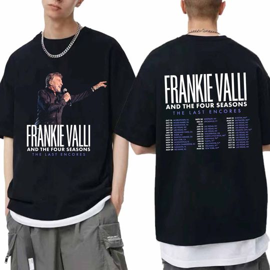 Discover Frankie Valli Last Encores 2024 Tour Shirt