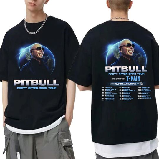 Discover Pitbull 2024 Party After Dark Tour Shirt