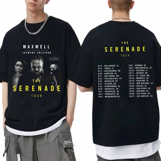 Discover Maxwell 2024 The Serenade Tour Fan Shirt