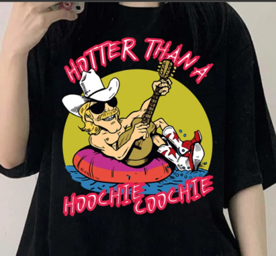 Discover Alan Jackson Hotter Than A Hoochie Coochie Classic Country Vintage T-Shirt