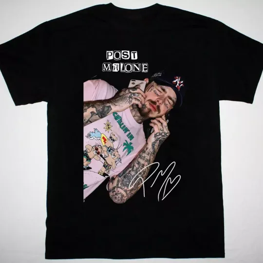 Discover Post Malone Signature T-Shirt, Post Malone Shirt