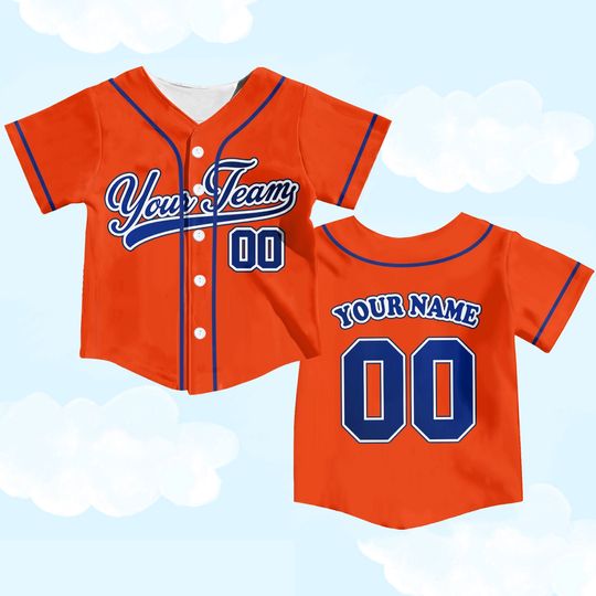Discover Personalized Team Name And Number Crop Top Baseball Jersey
