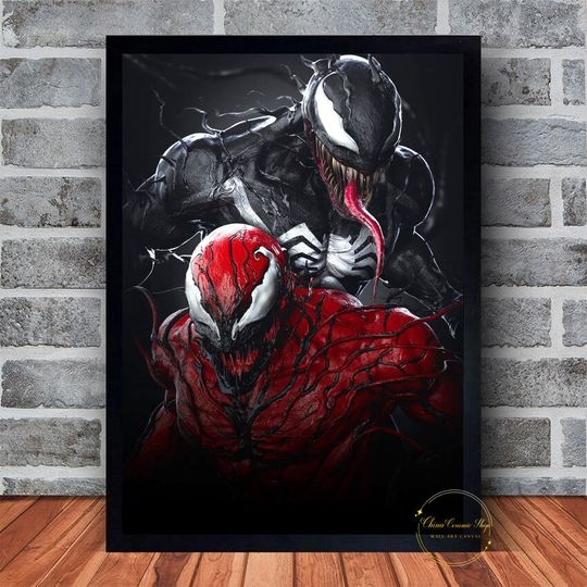 Discover Venom Movie Poster Canvas Wall Art Family Bedroom
