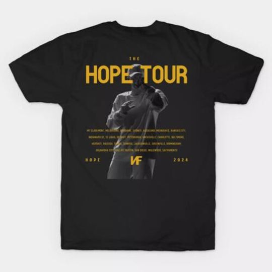 Discover NF Rapper Hope Tour 2024 T-Shirt, NF Fan Gifts Shirt