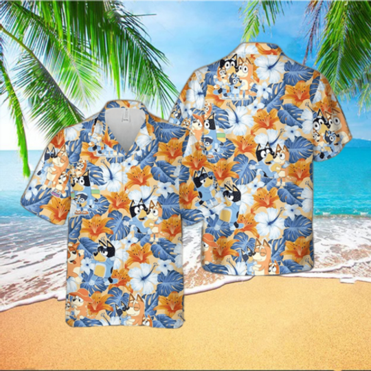 Discover BlueyDad Hawaiian Shirt BlueyDad Hawaiian Dad Life Family Shirt