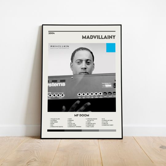 Discover Mf Dooom Madvillainy Album Cover Poster