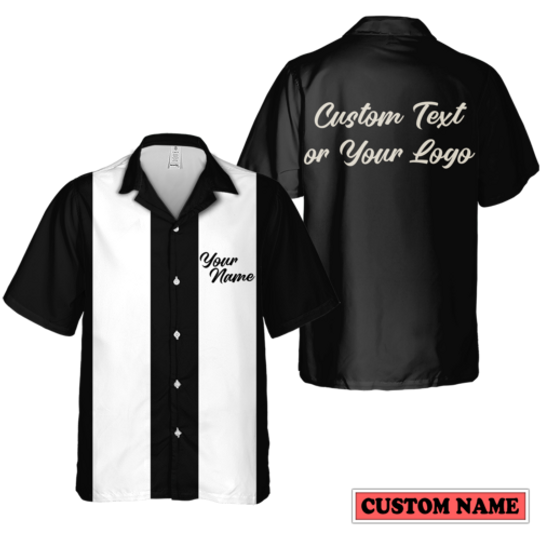 Discover Name Vintage Bowling USA, Bowling Team Aloha Hawaiian Shirt