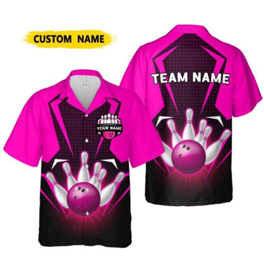Discover Personalize Custom Bowling Name Vintage Hawaiian  Shirt