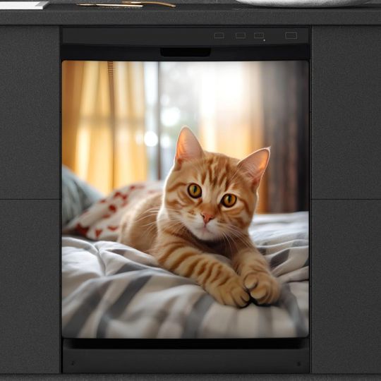 Discover Dishwasher Cover Animal Cute Cat