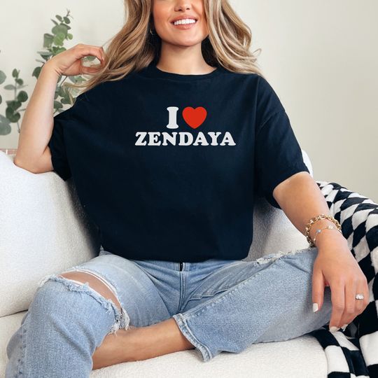 Discover I Love ZENDAYA Shirt Zendaya Tshirt Gift For Her Unisex