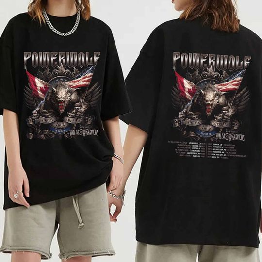 Discover Powerwolf North America Tour Shirt