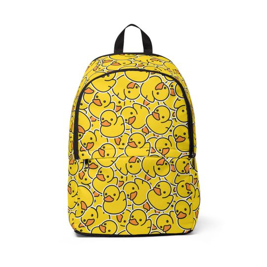Discover Rubber duck backpack, school backpack, cartoon backpack