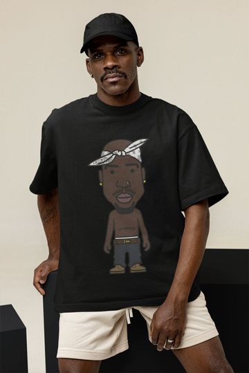 Discover Tupac Shakur Rap Vintage 90s Graphic T-Shirt 2PAC Rap Hip Hop T-shirt