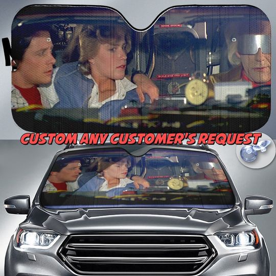 Discover Adventure Movie Car Sunshade - Family Road Trip Decor
