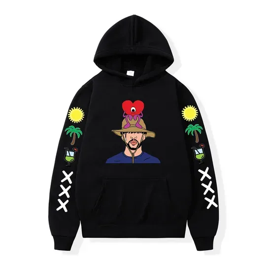 Discover Rapper Bad Bunny 3d Hoodies, Most Wanted Tour Merch, Bad Bunny Merch