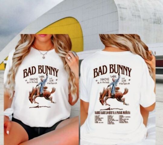 Discover Bad Bunny Most Wanted Tour Shirt 2024 Concert