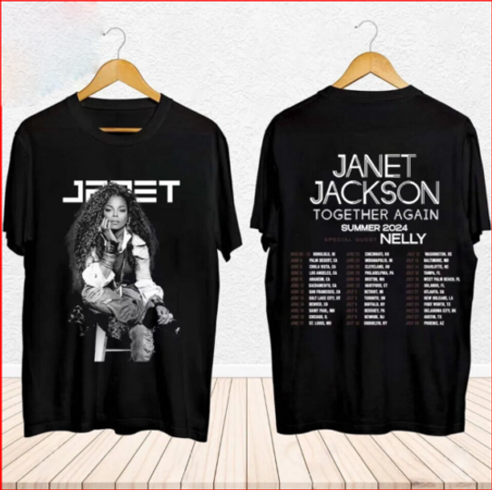 Discover 2024 Tour Janet Jackson Together Again T-Shirt