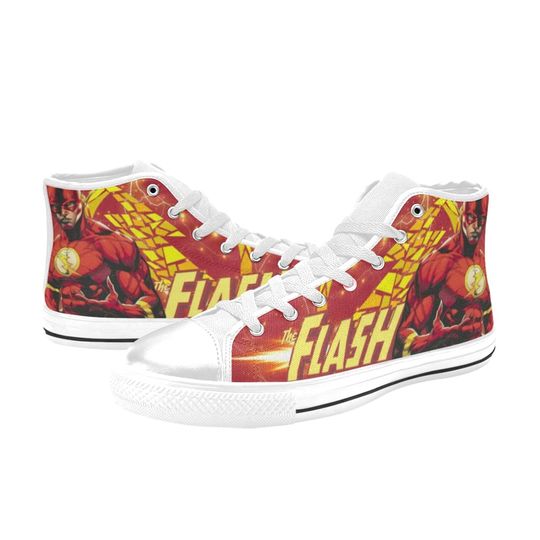 Discover The Flash Inspired High Top Shoes Both for Men and Women