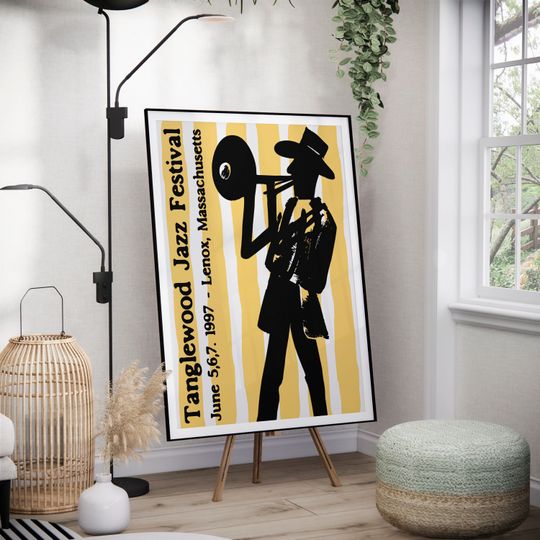 Discover Festival Poster, Tanglewood Jazz Fest, Jazz Poster