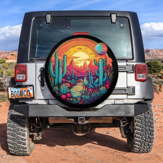 Discover Cactus desert garden sunset spare tire cove