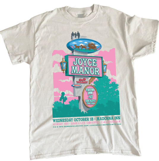 Discover Joyce Manor At Madonna Inn Show Tee Tigers Jaw Size S-5XL, Multicolor
