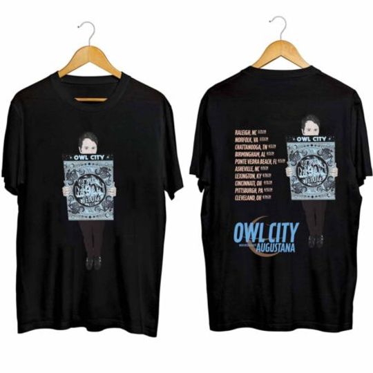 Discover Owl City To The Moon 2024 Tour T-Shirt