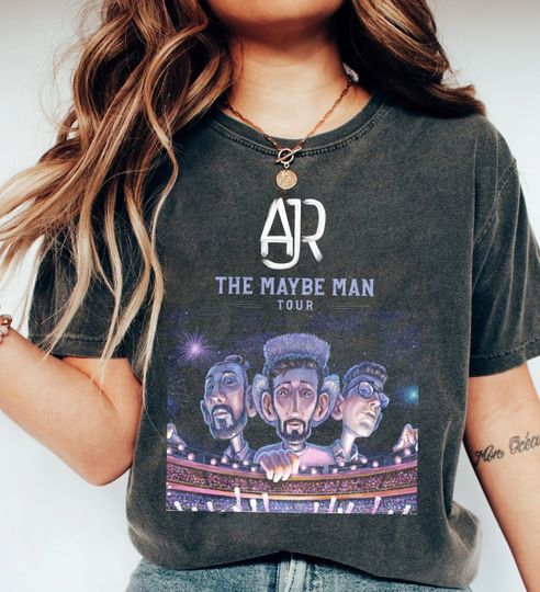 Discover The maybe man 2024Shirt , Members Band Music Shirt, A.J.R 2024 Shirt