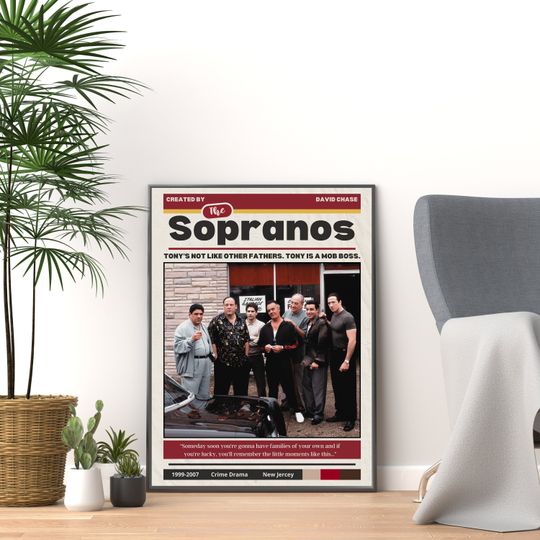 Discover The Sopranos Tv Show Poster | Tv Show The Sopranos