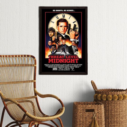 Discover Framed The Office Threat Level - Threat Level Midnight Poster