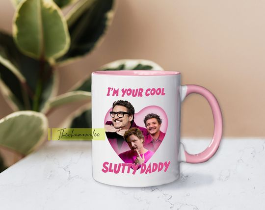 Discover I'm your cool, slutty daddy Mug ceramic 11oz 15oz - Pedro Pascal Meme Mug