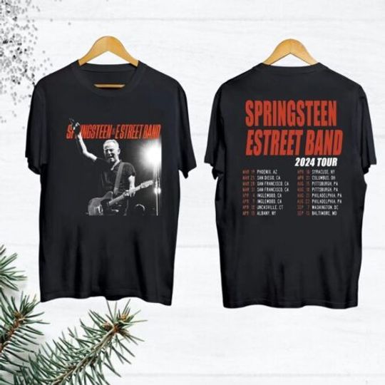 Discover Bruce Springsteen And E Street 2024 Tour T-Shirt For Fans