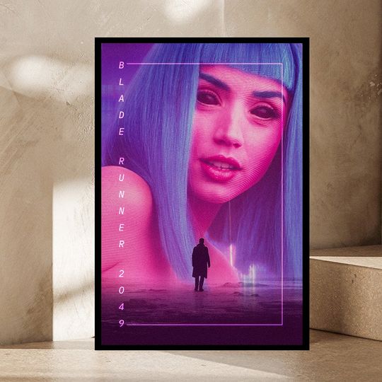 Discover Blade Runner 2049 Movie Poster Ryan Gosling Classic Film Poster Wall Art - Popular Gift