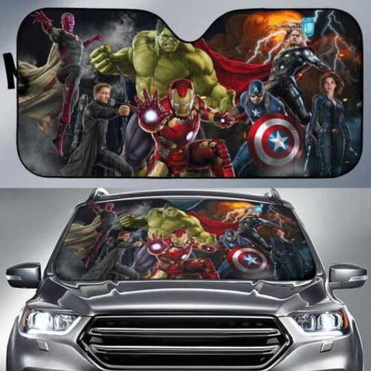Discover Amazing Superheroes Movie Fans Car Windshield Sun Shade