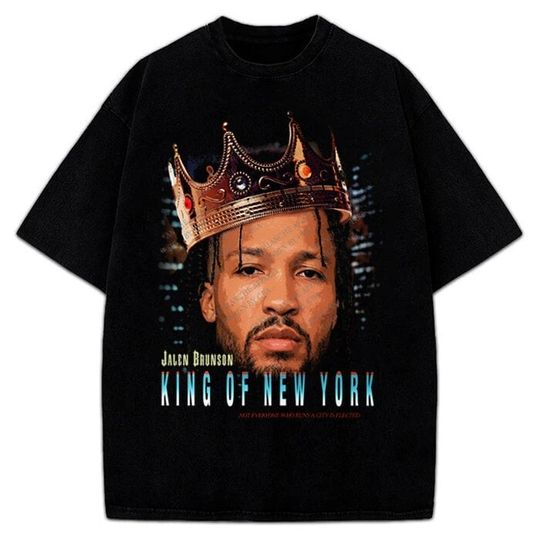 Discover Jalen Brunson King Of New York Custom Graphic Knicks