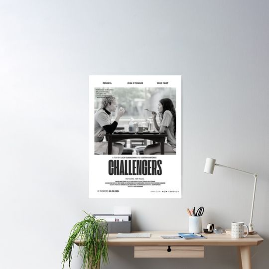 Discover Challenger Movie Poster Black and White Poster