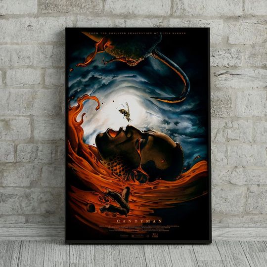 Discover Candyman 1992 Movie Artwork Alternative Cover Room Decor Poster