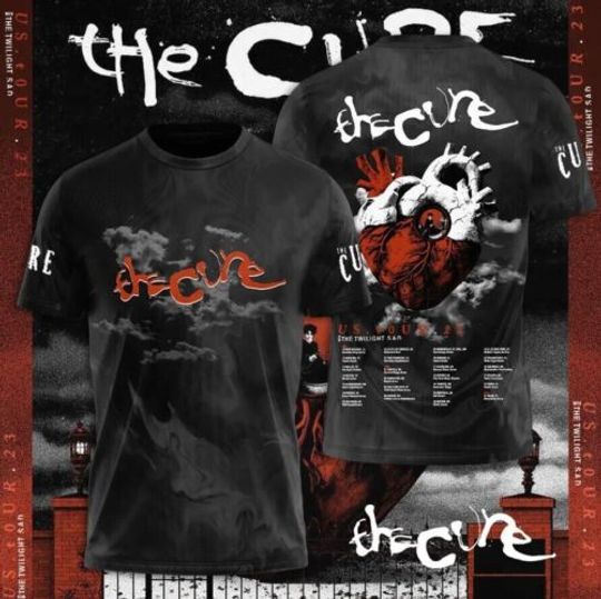 Discover The Cure T-Shirt, Music Band 3D Shirt, The Cure Fan Gift