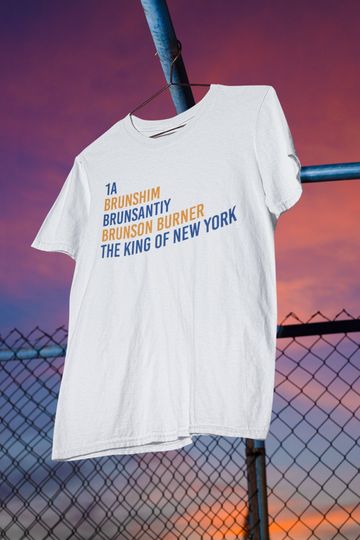 Discover Brunson Burner Shirt NYK 1A Brunshim Tshirt Knicks