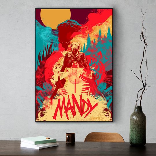 Discover Mandy movie Poster, High Quality Canvas Poster, Holiday gifts
