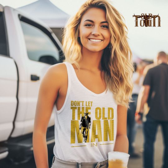 Discover Don't Let The Old Man With Vintage Tank Top